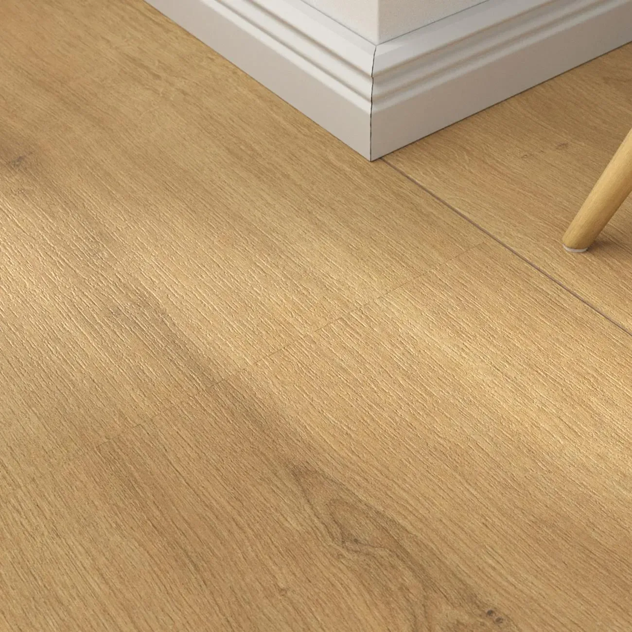 Laminat Schlossdiele Natur – inkl. Dämmung & Fußleisten