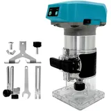 Teetok - Oberfräsen, Akku-Trimmer-Oberfräse, bürstenloser Handkantenschneider, kompakter Oberfräse zum Schlitzen, Trimmen, Schnitzen,