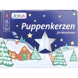 Jeka Puppenkerzen 7 x 70 mm 40 St. weiß