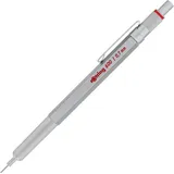 Rotring 600 Druckbleistift | 0,7 mm | Silber | Ergonomisches Vollmetallgehäuse