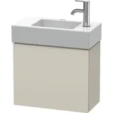 Duravit L-Cube Waschtisch-Unterschrank LC6246R9191 48x24x40cm, wandhängend Tür rechts, taupe matt