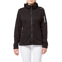 CMP - Leichte Softshelljacke für Damen mit abnehmbarer Kapuze, Schwarz, D48