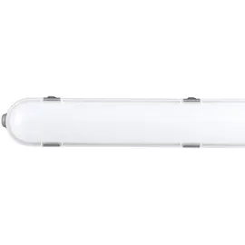 ETC Shop LED Deckenleuchte Feuchtraum 120 cm Feuchtraumwannenleuchte LED Garagenlampe LED Röhre, Tageslicht Kaltweiß, 1x LED 36 Watt 4320 Lumen, Reihenschaltung