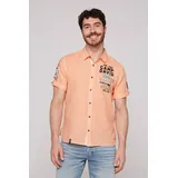 CAMP DAVID Kurzarmhemd, aus Baumwolle, Gr. 4XL - Normalgrößen, sunshine orange, , 76003329-4XL Normalgrößen