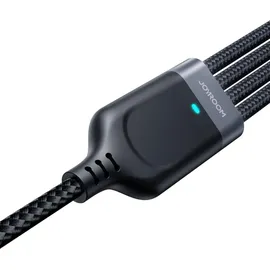 Joyroom USB-A auf USB-C/Lightning/Micro-USB 1,2 m Schwarz