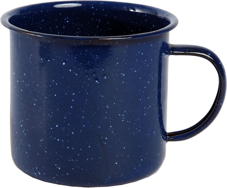 Mil-Tec Western, Emaille-Becher - Blau - 680 ml