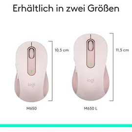Logitech Signature M650 Gr. M rechts Rosa