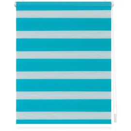 Lichtblick Duo Rollo / Doppelrollo Klemmfix 80 x 200 cm blau