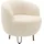 INOSIGN Sessel INOSIGN "Anjuli Lieferzeit nur 2 Wochen", beige (creme), B:72cm H:72cm T:76cm, 100% Polyester, Sessel, Runde Form, perfektes Einzelstück, Flausch oder Feinstruktur