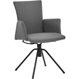 Musterring Helmond 6710 Armlehnstuhl 56 x 58 x 91 cm grau/schwarz 1 St.