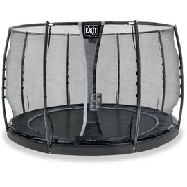 EXIT TOYS Dynamic ebenerdiges Trampolin 366 cm inkl. Sicherheitsnetz schwarz