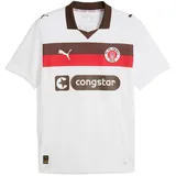 Puma FC St. Pauli Auswärtstrikot Herren PUMA White espresso brown 3XL