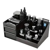 Desktop-Kosmetikaufbewahrung – durchsichtiger Make-up-cadde, Schmuckkästchen, Schubladen-Kommode, Hautpflegebehälter, Kosmetikkoffer, Parfüm-Ausstellungstablett, Pflegehalter | für Damen-Schlafzimmer-