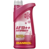 MANNOL Antifreeze AF13++ 1L Frostschutz für Moderne Motoren, ROT