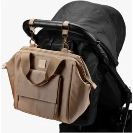 Elodie Wide Frame Wickeltasche Khaki/Beige