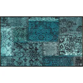 Wash+Dry Vintage Patches 75 x 120 cm Blau