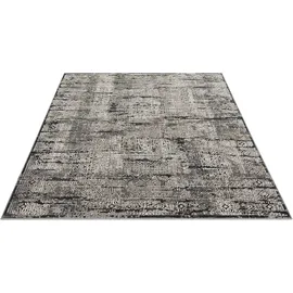 MY HOME Teppich MY HOME "Selin" Gr. 8, grau, B:300cm H:9mm L:400cm, Kunstfaser, Teppiche, Teppich, dezenter Glanz, Schrumpf-Garn-Effekt, im Vintage-Look, dichte Qualität