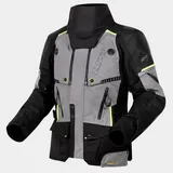 LS2 Motorradjacke Apollo AAA zertifiziert - grau-neongelb - 3XL