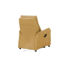 Hukla Relaxsessel Pascal Leder 83 x 105 x 90 cm Gelb drehbar