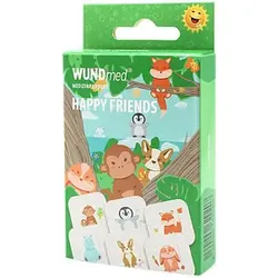 WUNDmed® Pflaster Happy Friends bunt 3,8 x 3,8 cm, 10 St.