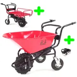 Elektrische Schubkarre 200kg Motorschubkarre Li-ion Akku 18,5v Schubkarre Elektro Dumper 55963