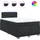 vidaXL Boxspringbett 120 x 200 cm Schwarz