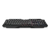 Nedis Wired Gaming Keyboard - USB Type-A - Folientasten - LED - AZERTY - FR-Layout - Stromversorgung über USB - Netzkabellänge: 1.30 m - Multimedia