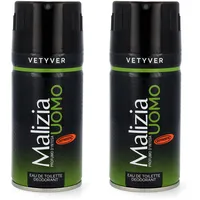 MALIZIA UOMO VETYVER - deodorant EdT 2x150ml deo doppelpack