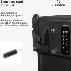 Klarstein SweetSwirl Eismaschine - Eiscreme, Smoothies, und Milkshakes automatische Reinigung Schwarz