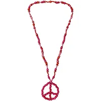 COLLEZIONE ALESSANDRO Lange Kette Peace " in pink, | Gr.: onesize,