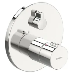 Funkt.-Einheit m. Dekorset Therm.- Brause-Batterie Hansahome 8861 verchromt