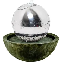 Köhko Kugelbrunnen 30 cm Edelstahl mit Harzbecken