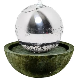 Köhko Kugelbrunnen 30 cm Edelstahl mit Harzbecken