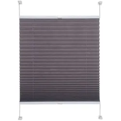 Plissee »Pastell«, Lichtschutz, ohne Bohren, verspannt, Klemmfix-Plissee, Pastell, 70378757-7 grau