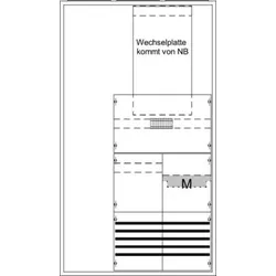 Striebel & John KS458 Mess- und Wandlerschrank Aufputz Schutzklasse II, Schutzart IP44 2CPX032615R9999