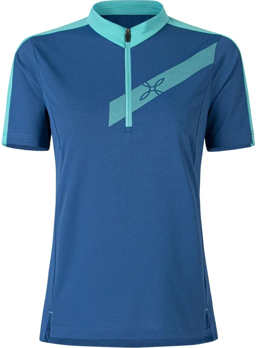 Montura WAY Zip T-shirt Woman deep blue/care blue (8728) S
