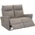 Home Affaire 2-Sitzer HOME AFFAIRE "FINNARA,2-Sitzer,elelektrische Relaxfunktion in 2 Sitzen, USB A/C", taupe, B:128cm H:103cm T:88cm, 100% POLYESTER, Sofas, Liegefunktion 105-135, Federkern