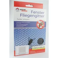 Walter Fenster Moskitonetz Fliegennetz Fliegengitter o. Bohren 130x150 Klettverschluss