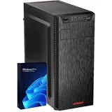 GREED Greed® Ultra V2 PC mit AMD Ryzen 7 5700G - Schneller Rechner + Computer für Büro & Home Office mit 4,6 GHZ, 32GB RAM/Arbeitsspeicher - 1TB SSD + 1TB HDD - DVD+RW - USB3.1 - WLAN, inkl Windows 11 Pro