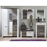 Innostyle Garderoben-Set 301 x 198 x 39 cm (B/H/T) weiß