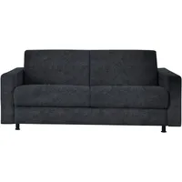 Schlafsofa BALI "Messina", anthrazit, B:195cm H:84cm T:100cm, 100%Polyester, Sofas, Dauerschläfer in 140 und 160er Breite. 3 Matratzen zur Auswahl