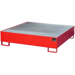 Auffangwanne 450 lackiert RAL3000 Feuerrot Umwelt Lagertechnik