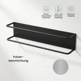 mai & mai Tavrin-03 Handtuchhalter ohne Bohren Schwarz