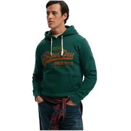 Superdry Hoodie Vintage-Logo Print Grün M