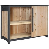 Gartenschrank/Outdoorküche Konsta Typ 603 Douglasie Eckmodul Tür rechts 120 x 58