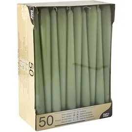 Papstar Leuchterkerzen Ø 2,2 cm 25 cm jadegrün 100 St.