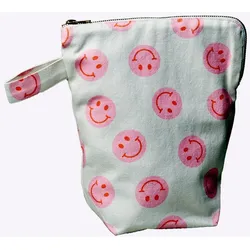 chic.mic kulturbeutel organic cotton Vanity Bag smilies OCV102