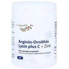 VITA-WORLD Arginin-Ornithin Lysin plus C + Zink Kapseln 60 St.