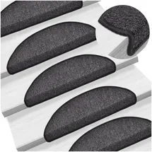 vidaXL Stufenmatte 56 x 17 cm Anthrazit