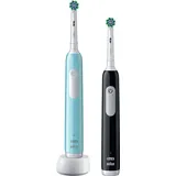 Oral-B Pro 1 Black/Caribbean Blue mit 2. Handstück